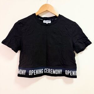 Opening Ceremony Cropped Cotton T-Shirt